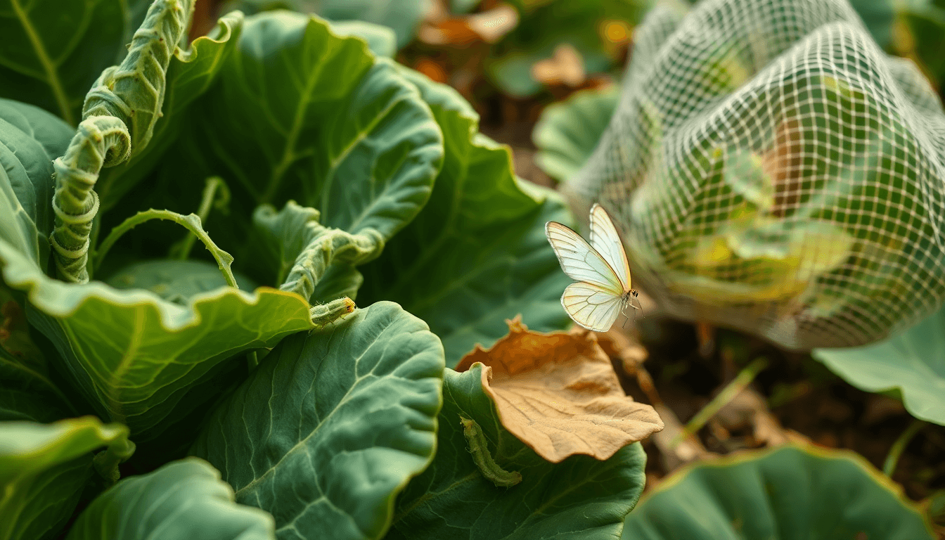 Como Combater a Lagarta na Couve de Forma Natural