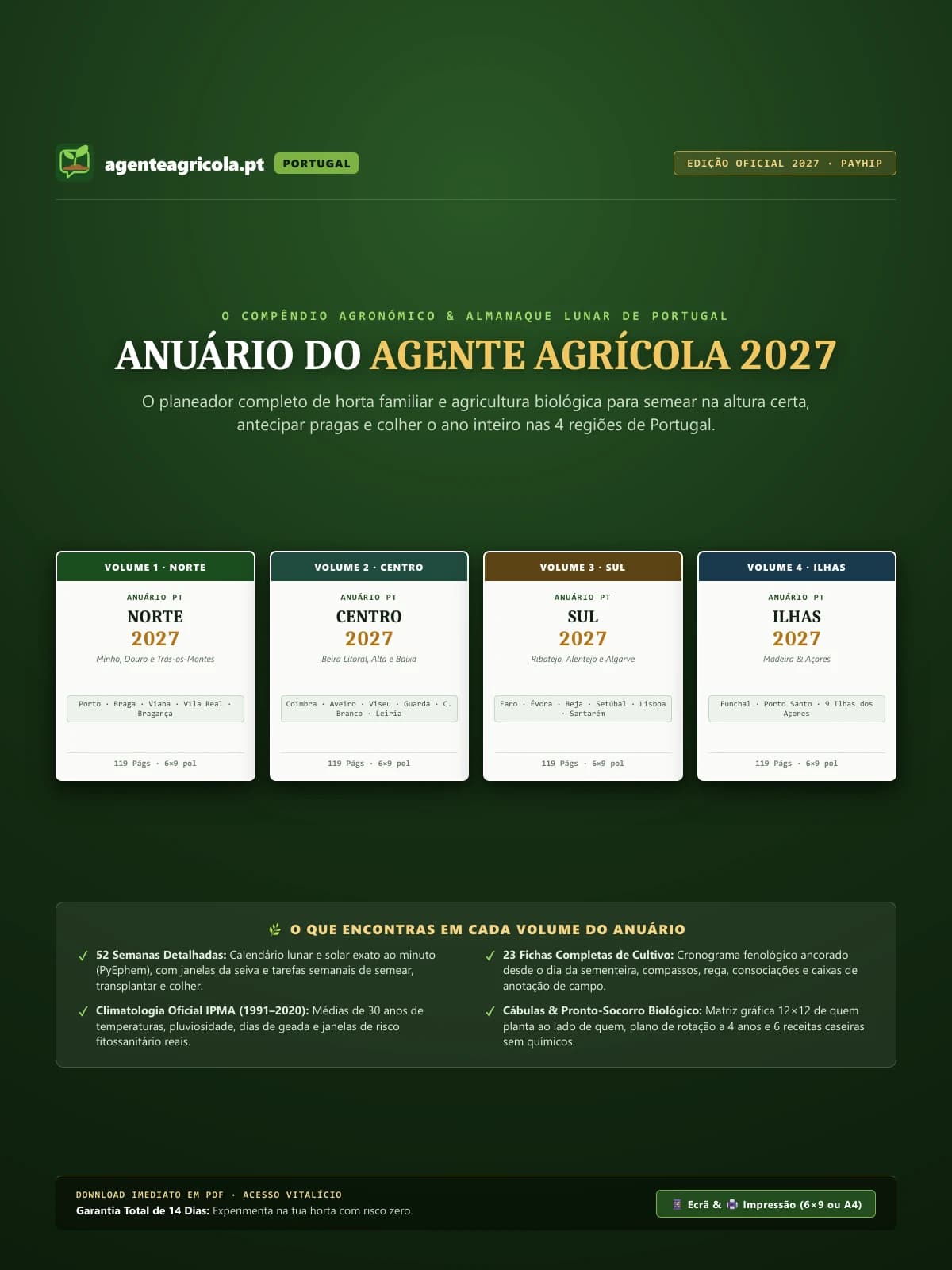 Capa do Anuário do Agente Agrícola 2027
